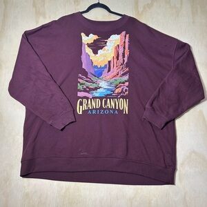 State Of Mine Crewneck Sweatshirt Grand Canyon Arizona XXL